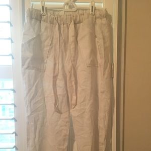 Drawstring Linen Pants